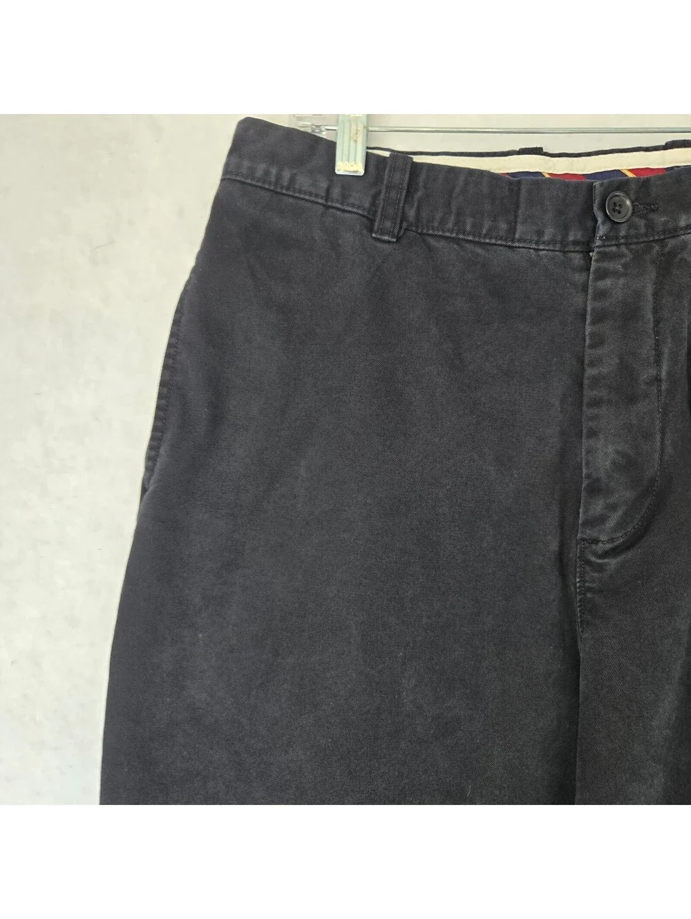 J.Crew Essential Chino Pants Men's 34x33 Navy Blue Straight Leg Cotton Casual